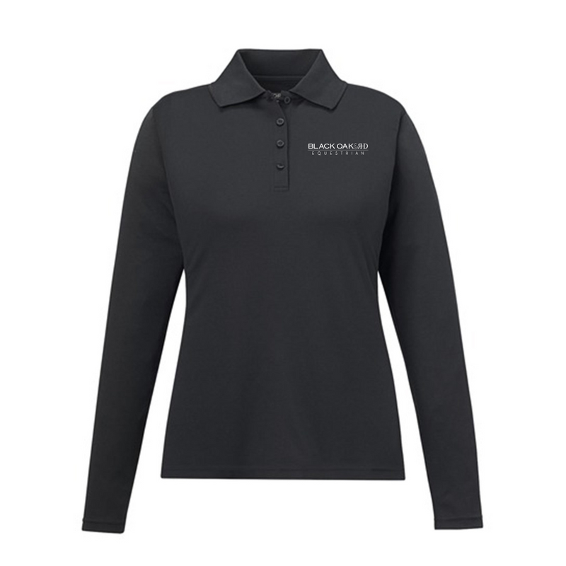 Black Oak RHD Long Sleeve Polo