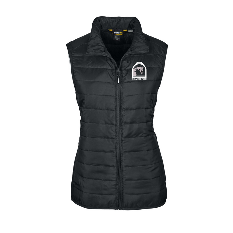 Silver Fox Puffer Vest